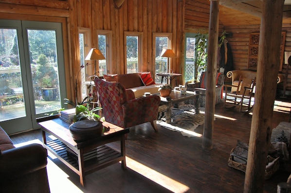 Sun filled living room
