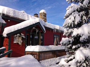 snowy outside - cozy inside!