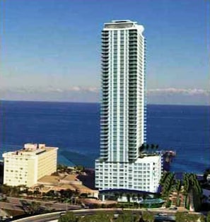 La Perla is Luxury 43 stories building right on the beach.