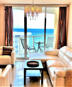 Ocean view from the living room