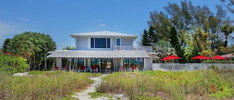 Rear View of Gulf Side Villa