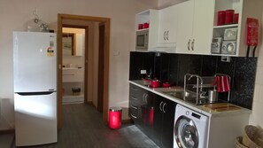 Well equipped  kitchen +wash machine