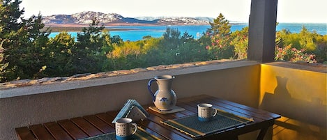 Terrazza nord con vista sull'Asinara