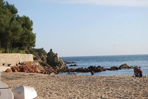 Blick auf den Strand