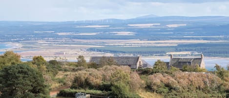 Farmhouse is on the right with uninterrupted views of the Moray Firth.