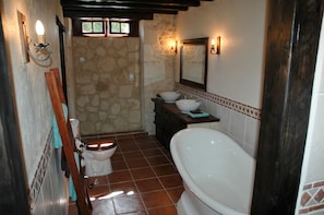 Ensuite bathroom, walk in shower and WC.