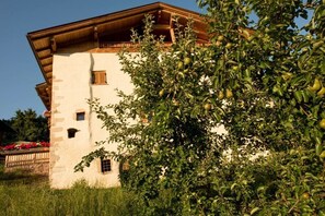 Blick auf den Balkon der Ferienwohnung