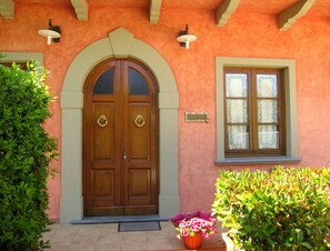 EINGANG  BLAU WOHNUNG  - POGGIO ALLA CAVALLA BAUERNHAUS