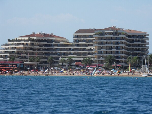 Immeuble vu de la mer