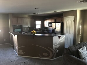 Upstairs Kitchen (double ovens)