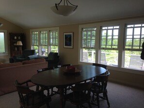 Open dining/living room.