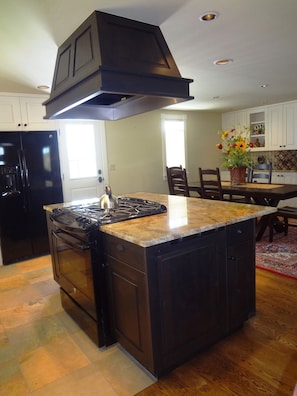 Kitchen Island and Dining Room 