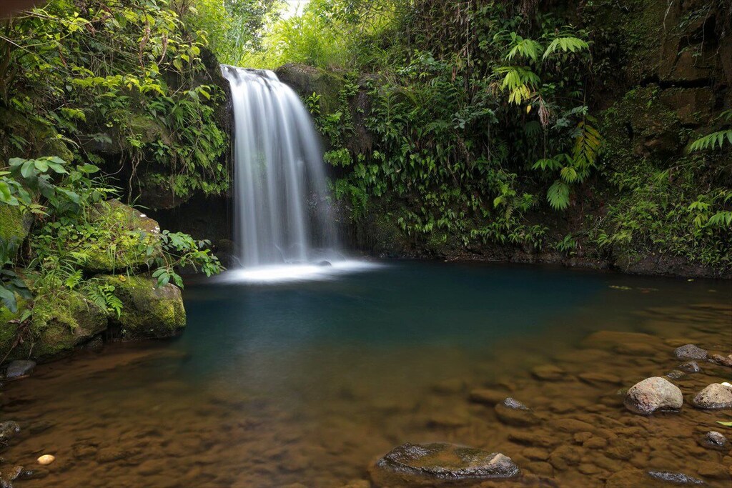 Kapehu Waterfall on Hawaii Big Island