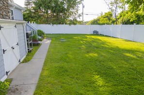 Back yard.