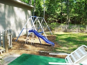 Back yard area