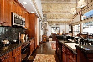 Open concept living and dining