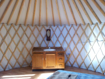 Cozy yurt in the woods near Homer