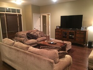 Living Room (65 Inch TV with DirecTV)