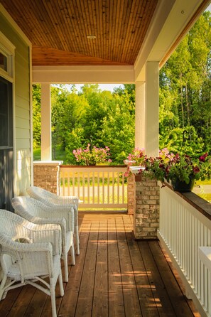 Relax on the front porch