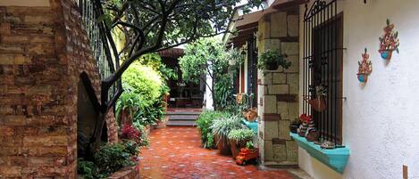 View of patio from entrance