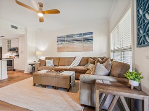 Living Room at 509 North Shore Place