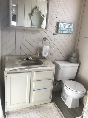 Bathroom with shower only
