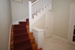 Stairs up to 2nd fl apt. home 