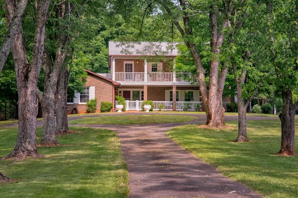 Located on 14.5 acres at the end of a scenic tree lined driveway.