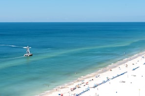 View Southwest from 26' wide balcony