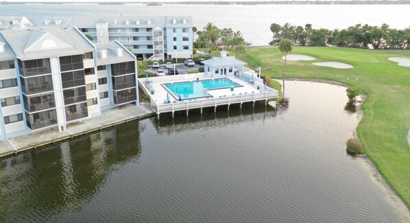 pool area was just resurfaced and all new patio chairs 2018
