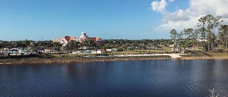 Cypress waterway view from dining room