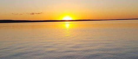 Beautiful sunset on Burt Lake