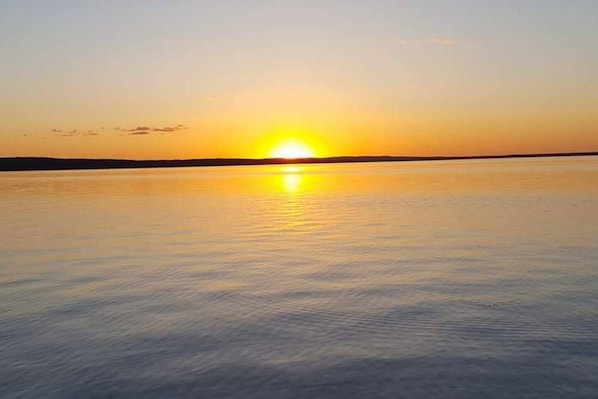 Beautiful sunset on Burt Lake
