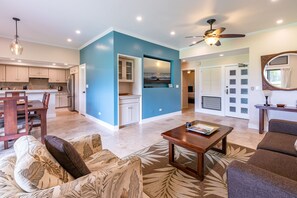 Whether you're lounging in the spacious living room, cooking in the well-appointed kitchen, every moment here is designed for comfort and relaxation.