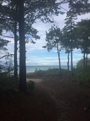 Path to nearest beach