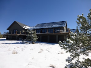 Snow in winter