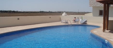 The pool and surrounding view