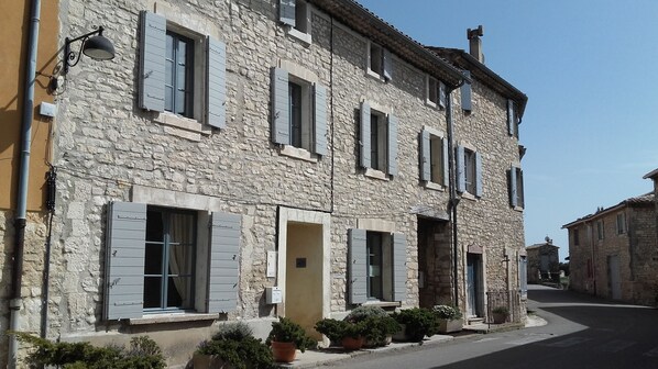 The beautiful village house - view from the road 