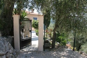 Entrance to the villa