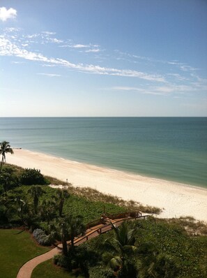 Vanderbilt Beach from balcony