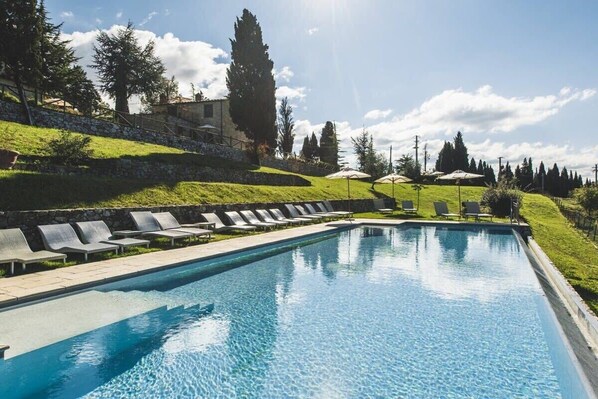 Communal pool area