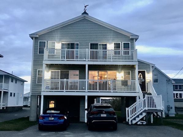 Front of house - parking for 4 cars