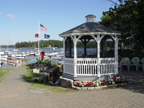 The Gazebo, wifi available) in the summer.