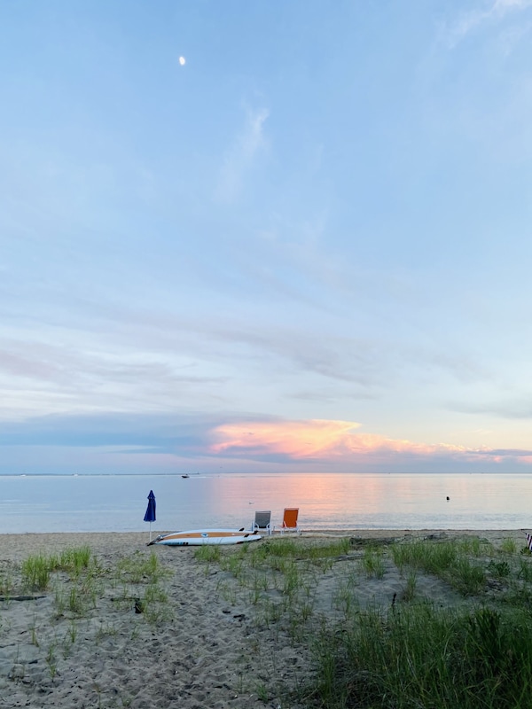 Private beach shared by three other families.