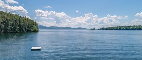 View of lake from dock