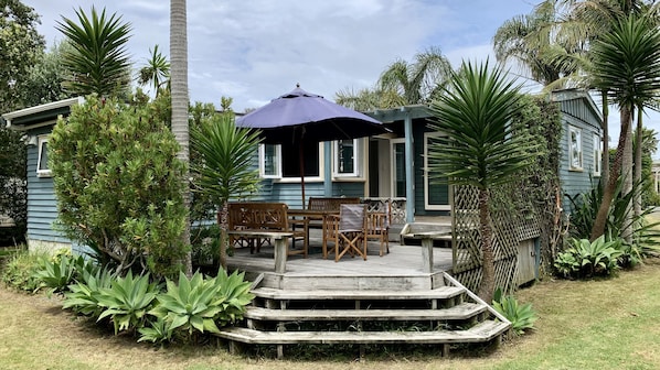 Back Deck from lawn