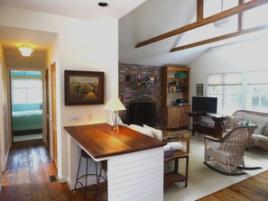 view from kitchen towards LR