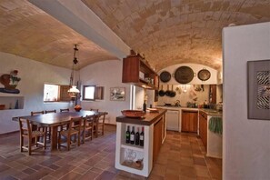 Kitchen and dining table