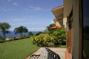 Looking North from the Villa towards the Golf De Papagayo We get parrots/Paraket