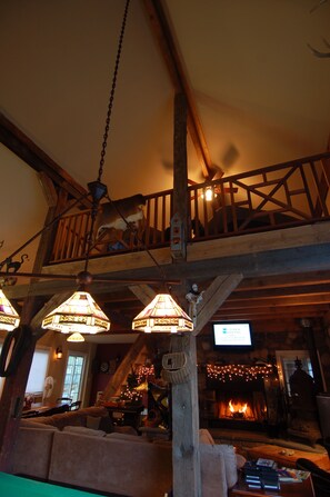 View of loft above